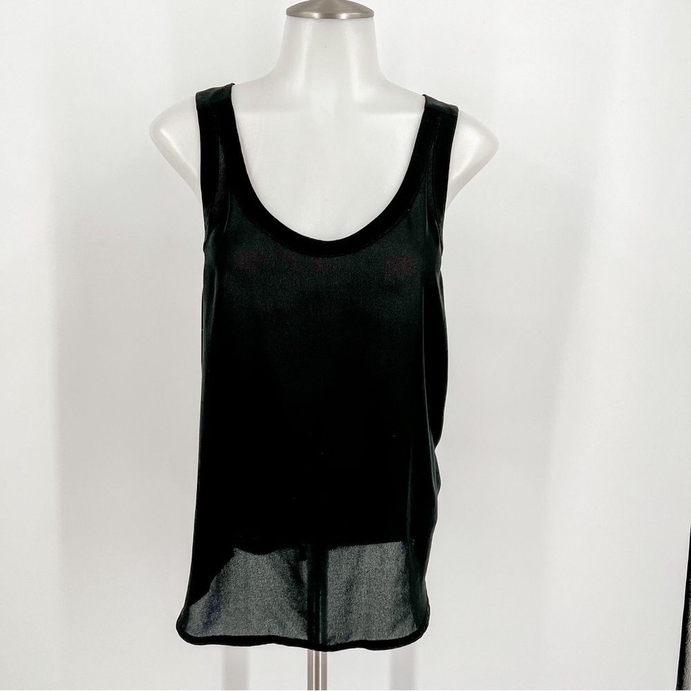 Express Black Tank Top with zipper on the back